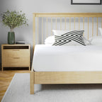 Matelas en mousse à mémoire de forme rafraîchissant au thé vert de 8 pouces, soulageant la pression, dans une boîte