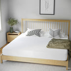 Matelas en mousse à mémoire de forme rafraîchissant au thé vert de 8 pouces, soulageant la pression, dans une boîte