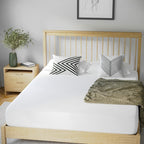 Matelas en mousse à mémoire de forme rafraîchissant au thé vert de 8 pouces, soulageant la pression, dans une boîte