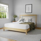 Matelas en mousse à mémoire de forme rafraîchissant au thé vert de 8 pouces, soulageant la pression, dans une boîte