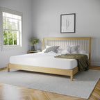 Matelas en mousse à mémoire de forme rafraîchissant au thé vert de 8 pouces, soulageant la pression, dans une boîte