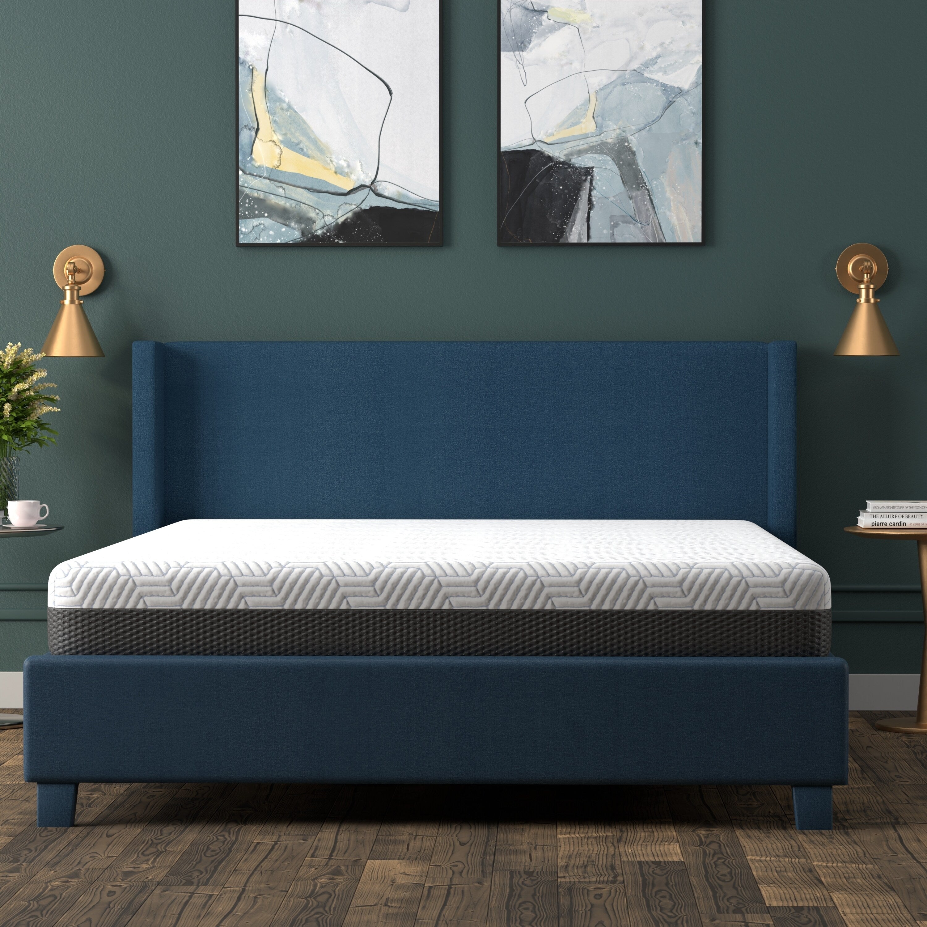 Matelas ferme de 8 pouces avec housse rafraîchissante