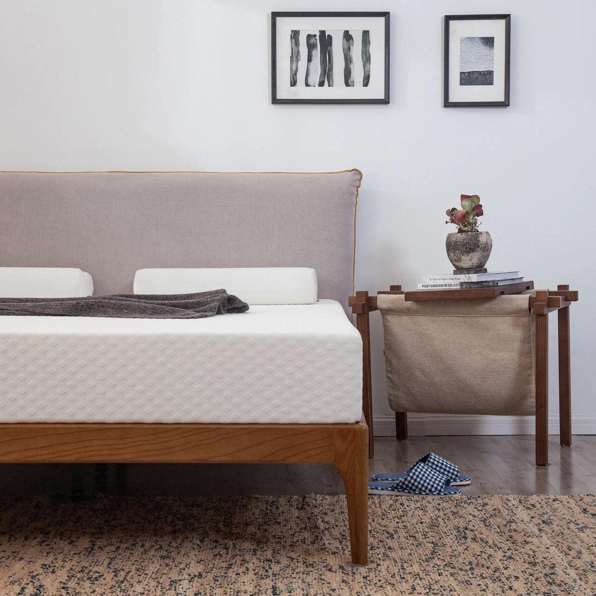 Matelas en mousse à mémoire de forme de 8 pouces avec housse en tissu lavable