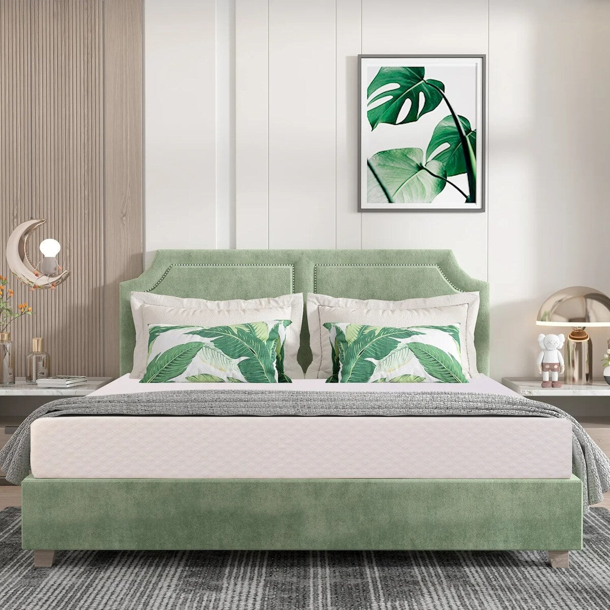 Matelas en mousse à mémoire de forme de 8 pouces avec housse en tissu lavable