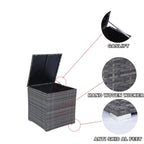 Ensemble de 8 canapés d'extérieur en rotin et osier pour patio