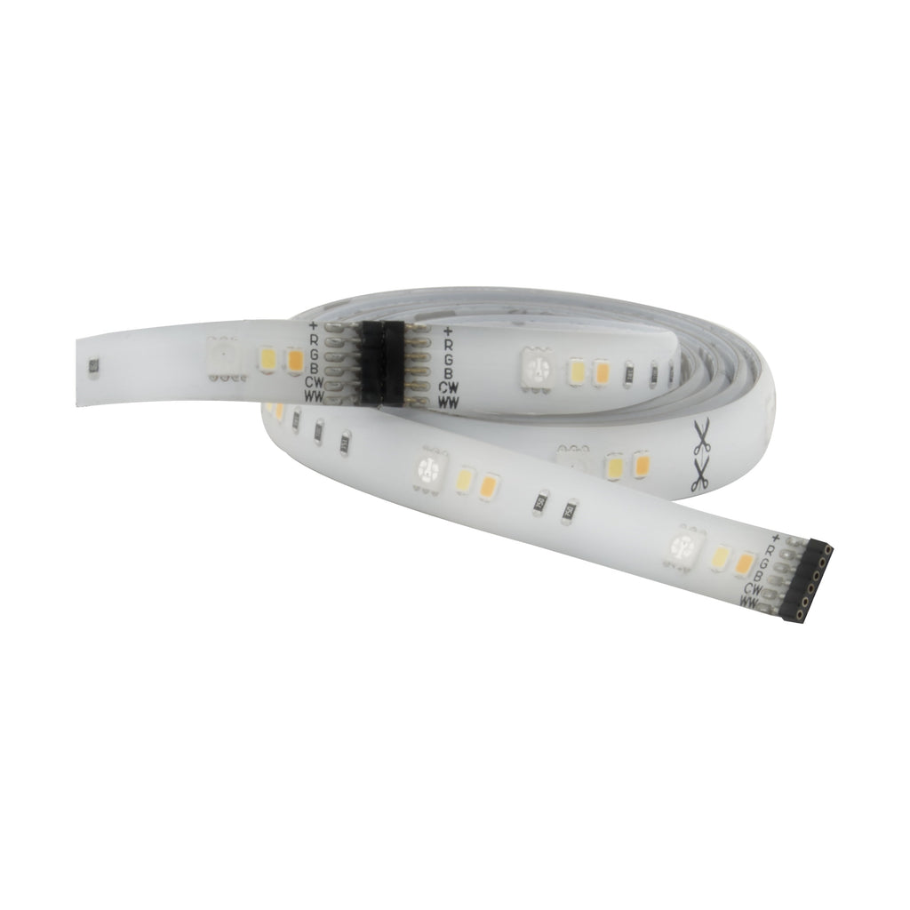 Bande lumineuse LED RGBW extensible de 8 watts, 90 cm, motif étoile de mer, IOT, 120 volts, 800 lumens