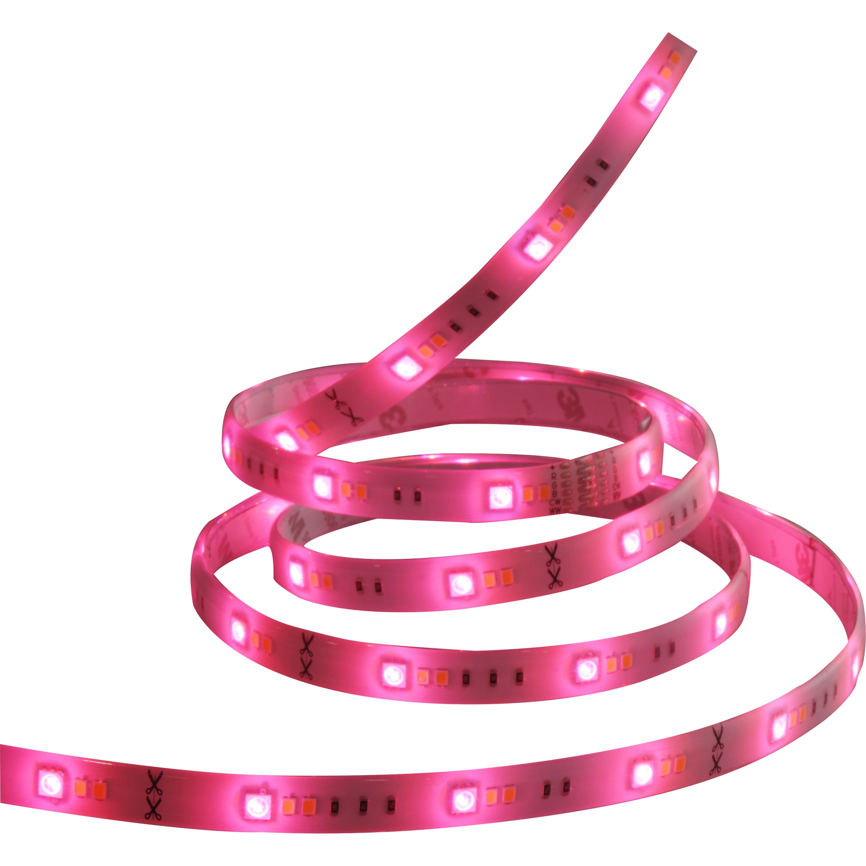 Bande lumineuse LED RGBW extensible de 8 watts, 90 cm, motif étoile de mer, IOT, 120 volts, 800 lumens