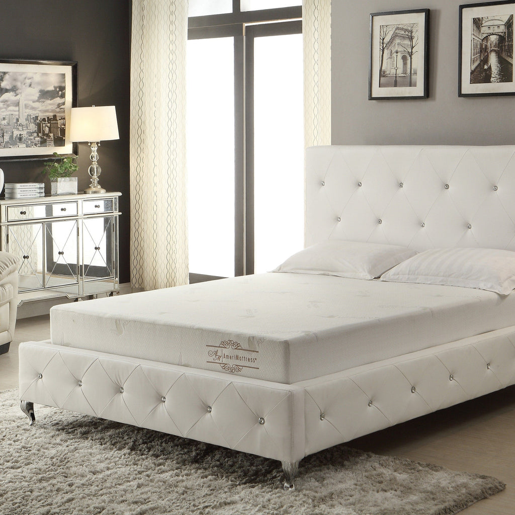 Matelas en mousse à mémoire de forme infusé d'aloe vera de 8 po