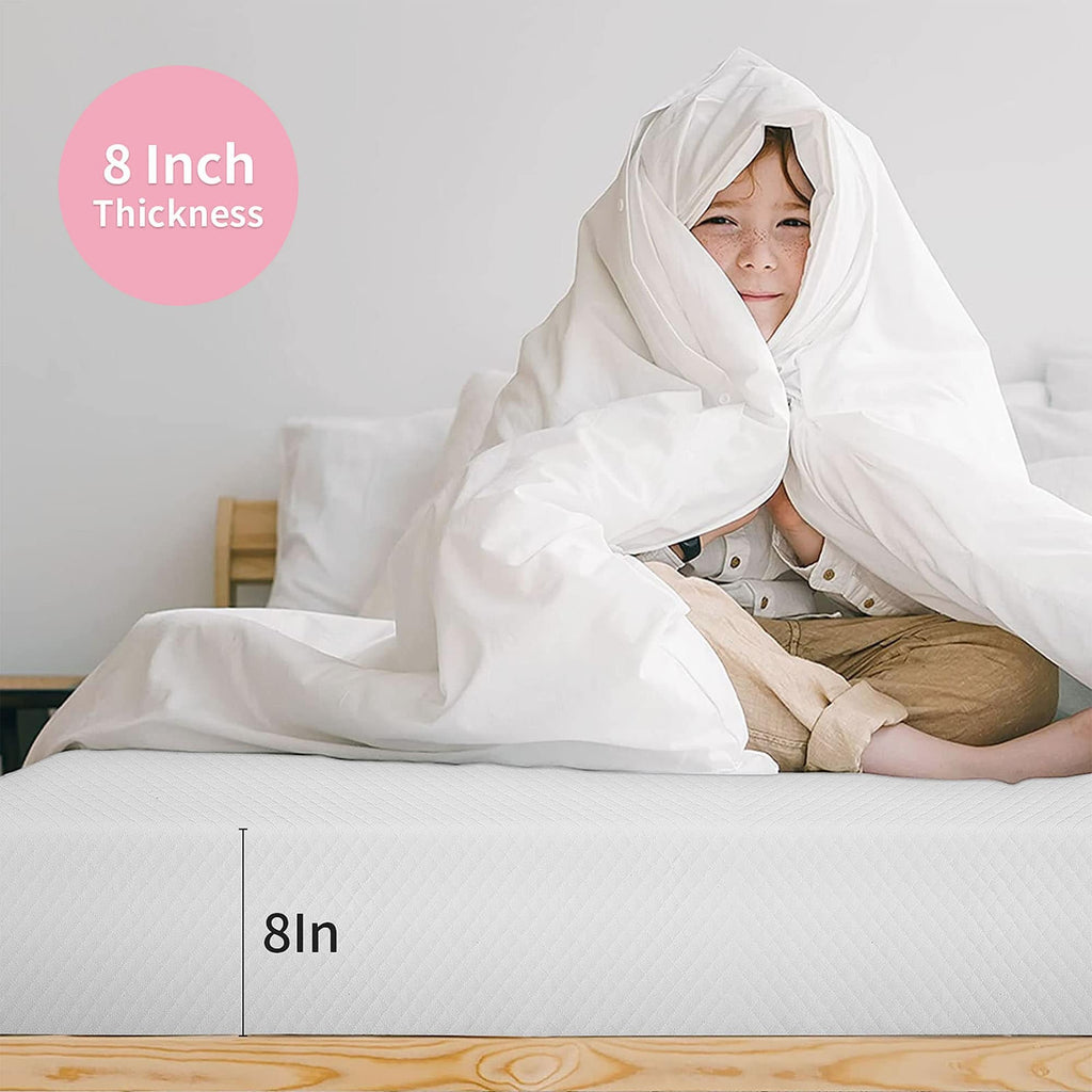 Matelas en mousse à mémoire de forme infusée de gel de 8 po