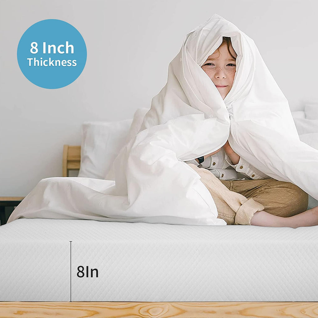 Matelas en mousse à mémoire de forme infusée de gel de 8 po