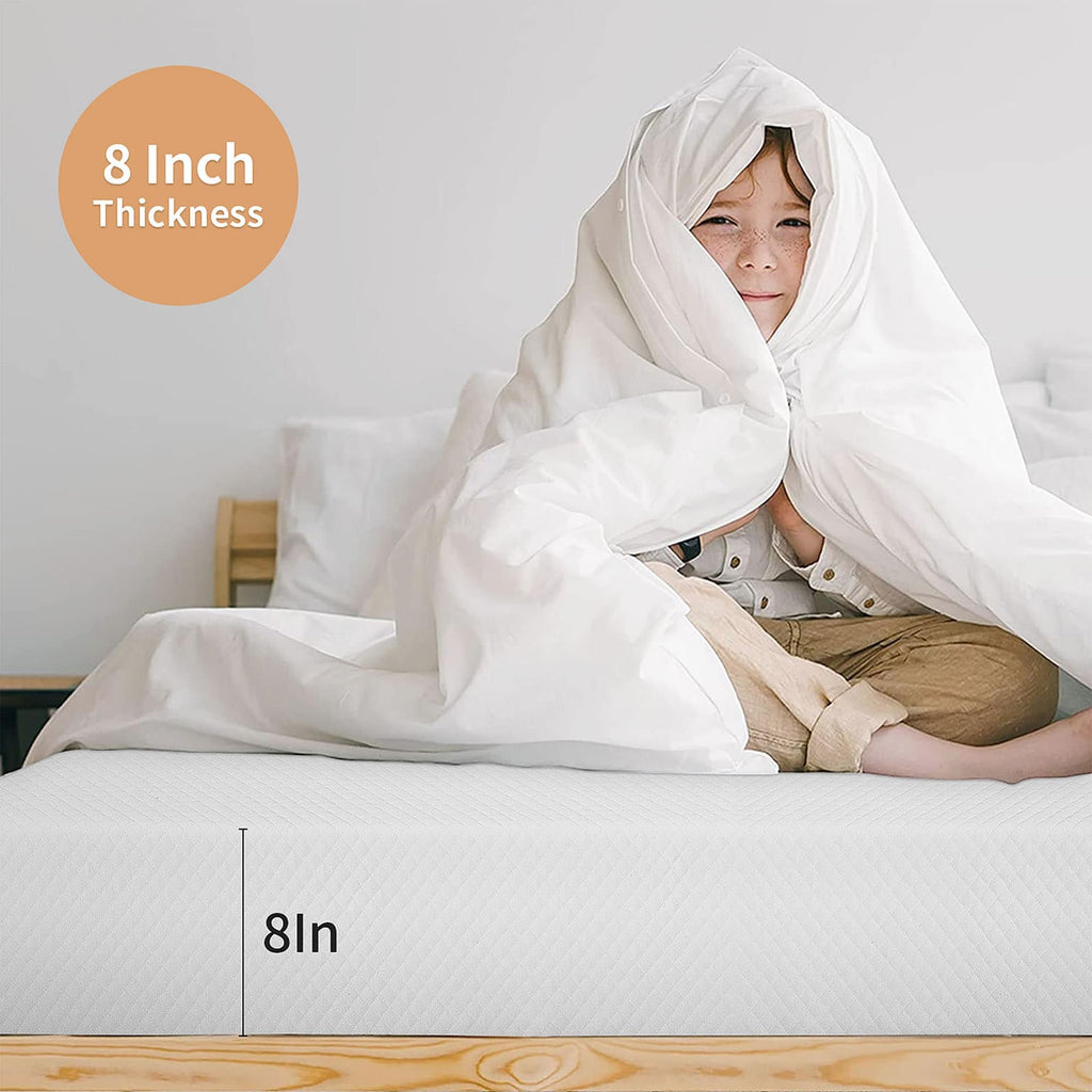 Matelas en mousse à mémoire de forme infusée de gel de 8 po