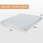 Matelas en mousse à mémoire de forme infusée de gel de 8 po