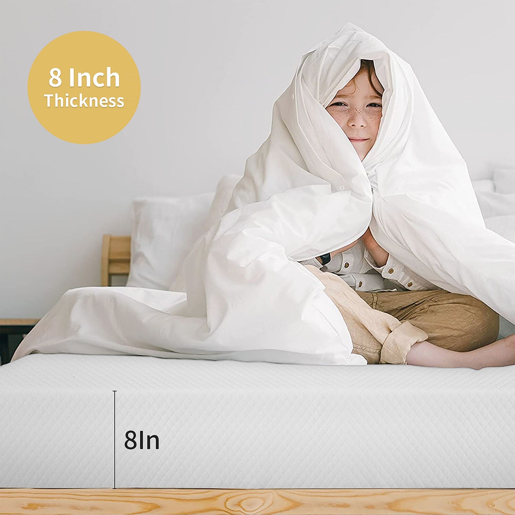 Matelas en mousse à mémoire de forme infusée de gel de 8 po