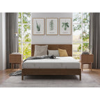 Matelas en mousse à mémoire de forme de 20 cm pour enfants, livré dans une boîte, avec housse en bambou respirant, matelas en gel au thé vert mi-ferme pour lits superposés