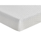 Matelas double 8 pouces en mousse à mémoire de forme infusée de gel, ferme, blanc, matelas dans une boîte