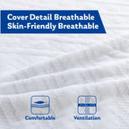 Matelas en mousse à mémoire de forme au gel de thé vert de 8 pouces, matelas rafraîchissant à sensation moyenne, livré dans une boîte, CertiPUR-US