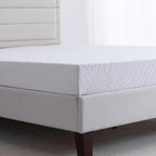 Matelas en mousse à mémoire de forme au gel de thé vert de 8 pouces, matelas rafraîchissant à sensation moyenne, livré dans une boîte, CertiPUR-US