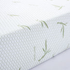 Matelas en mousse à mémoire de forme au gel de thé vert de 8 pouces, matelas rafraîchissant à sensation moyenne, livré dans une boîte, CertiPUR-US