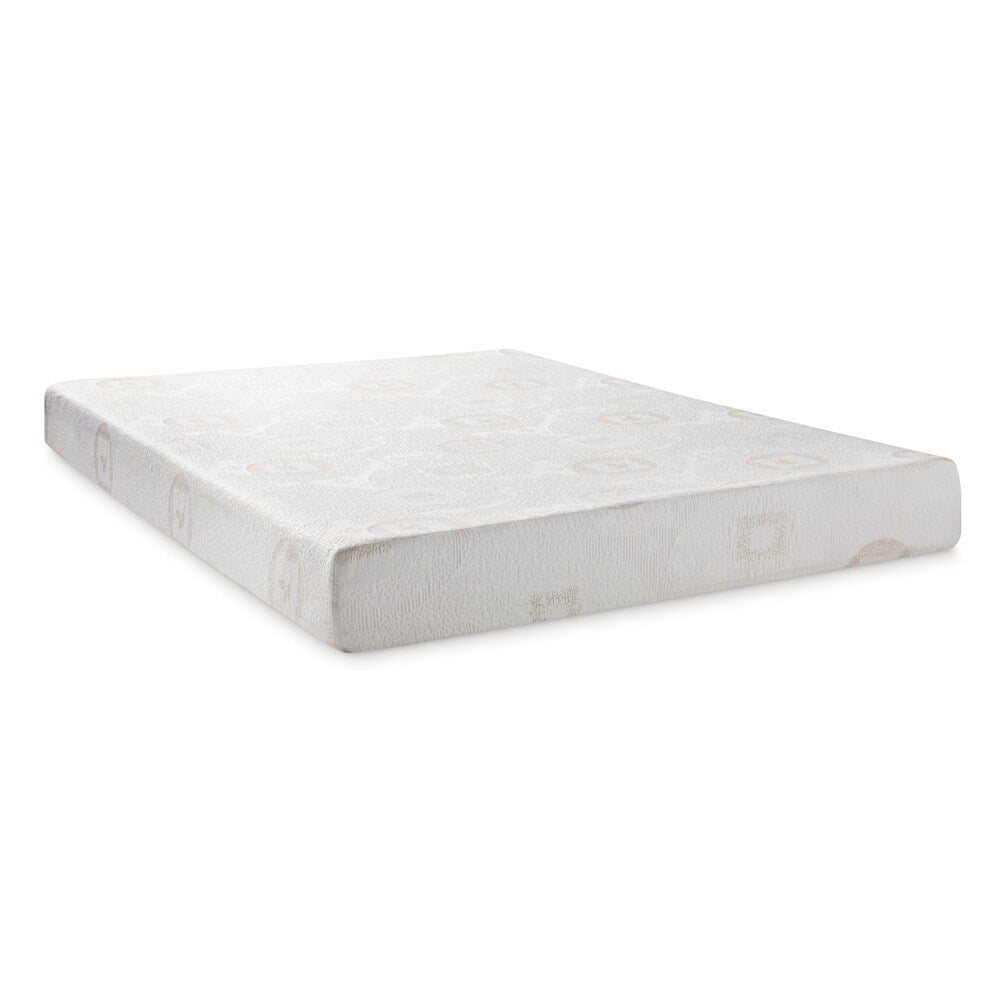 Matelas en mousse à mémoire de forme infusé de thé vert de 8 pouces