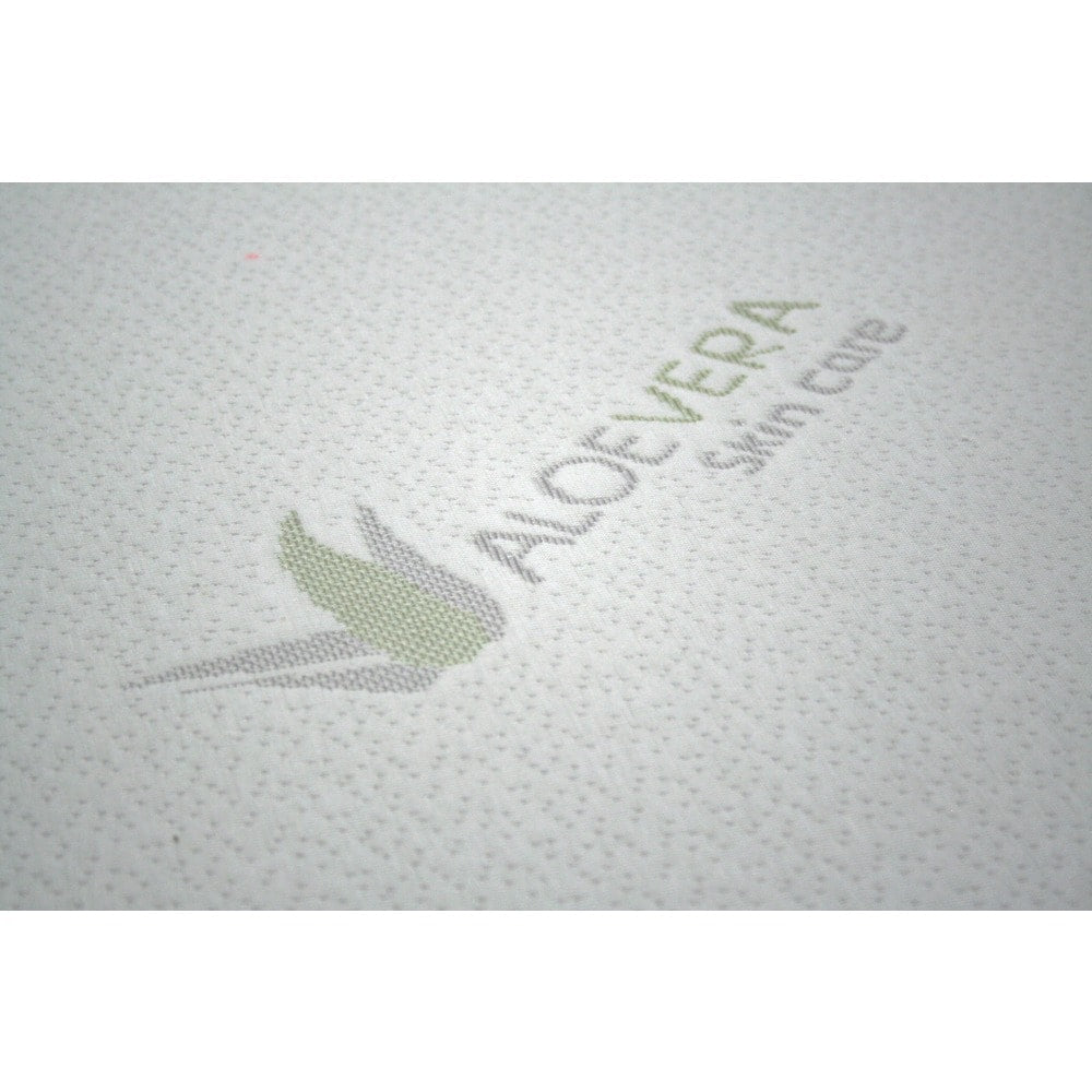 Matelas en mousse à mémoire de forme à fermeté moyenne Aloe Vera de 20 cm