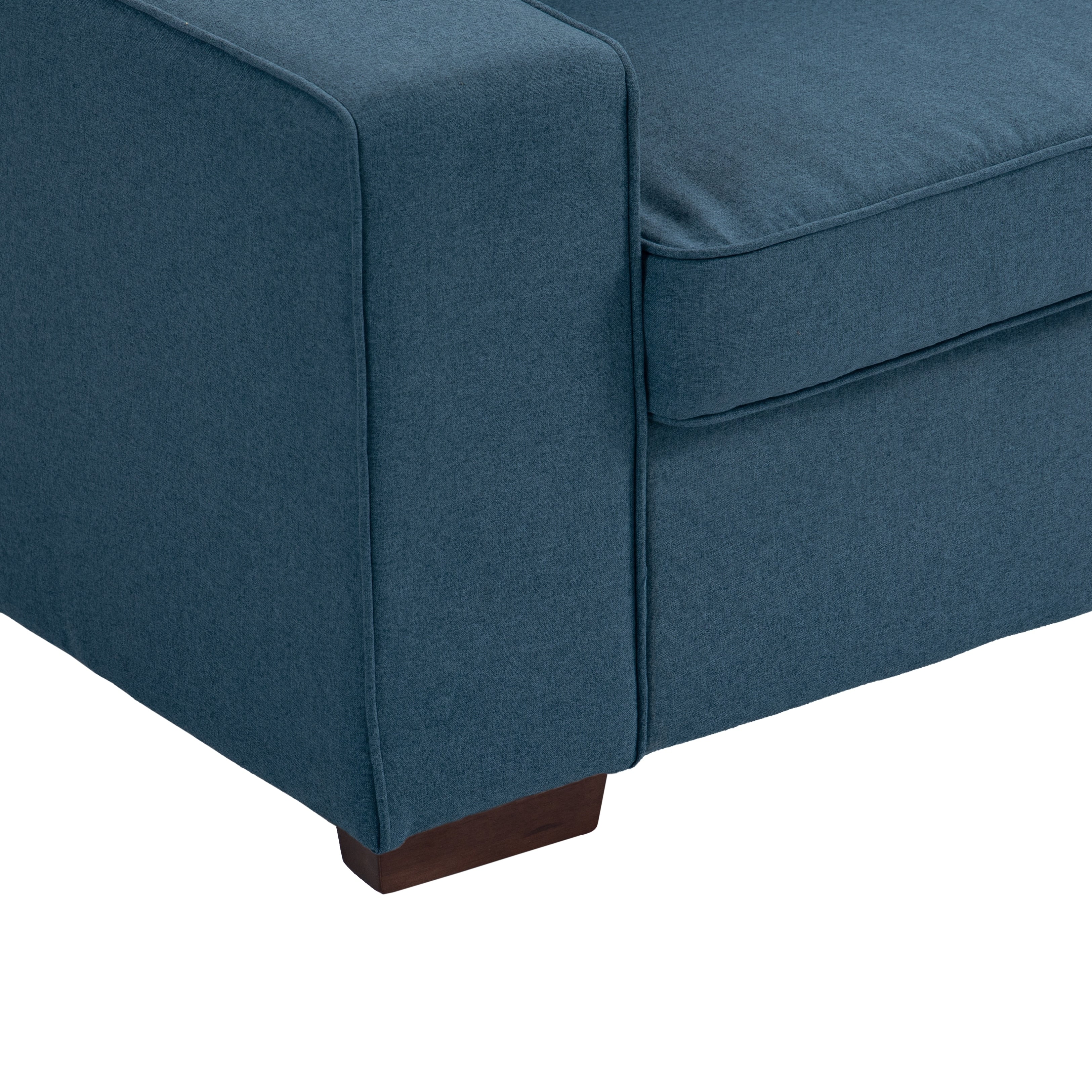 Canapé de salon en velours côtelé de 80,1 po de large