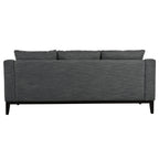 Canapé 3 places en polyester 80,5 pouces, finition bois massif – Confort haut de gamme pour salon ou bureau