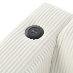 Canapé 3 places en bois massif 80 avec 2 ports USB et deux porte-gobelets