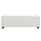 Canapé 3 places en bois massif 80 avec 2 ports USB et deux porte-gobelets