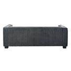 Canapé 3 places en bois massif 80 avec 2 ports USB et deux porte-gobelets