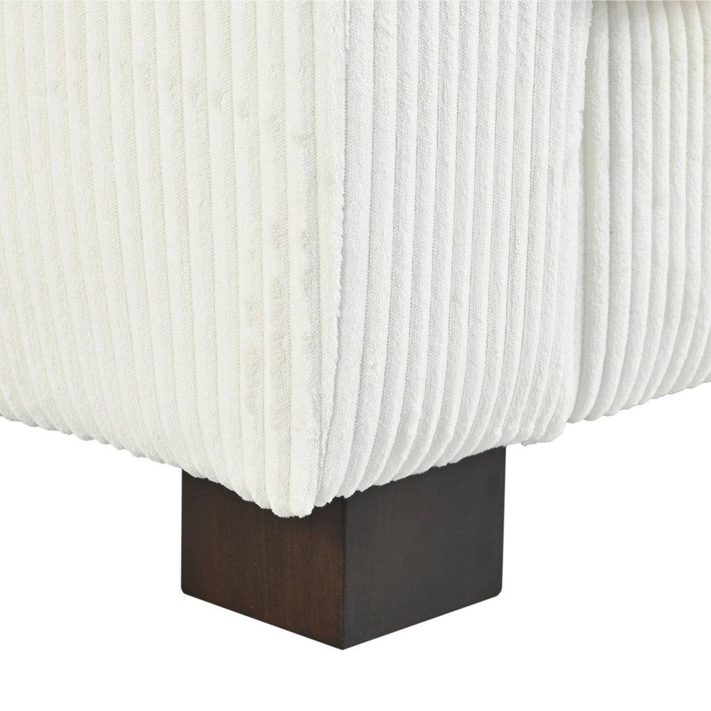 Canapé 3 places en bois massif 80 avec 2 ports USB et deux porte-gobelets