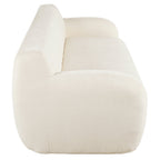 Canapé 3 places minimaliste à compression 81,5 avec larges assises et rembourrage en mousse haute densité pour salons