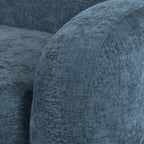 Canapé 3 places minimaliste à compression 81,5 avec larges assises et rembourrage en mousse haute densité pour salons