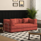 Canapé modulaire convertible en chenille de 82 pouces pour le salon