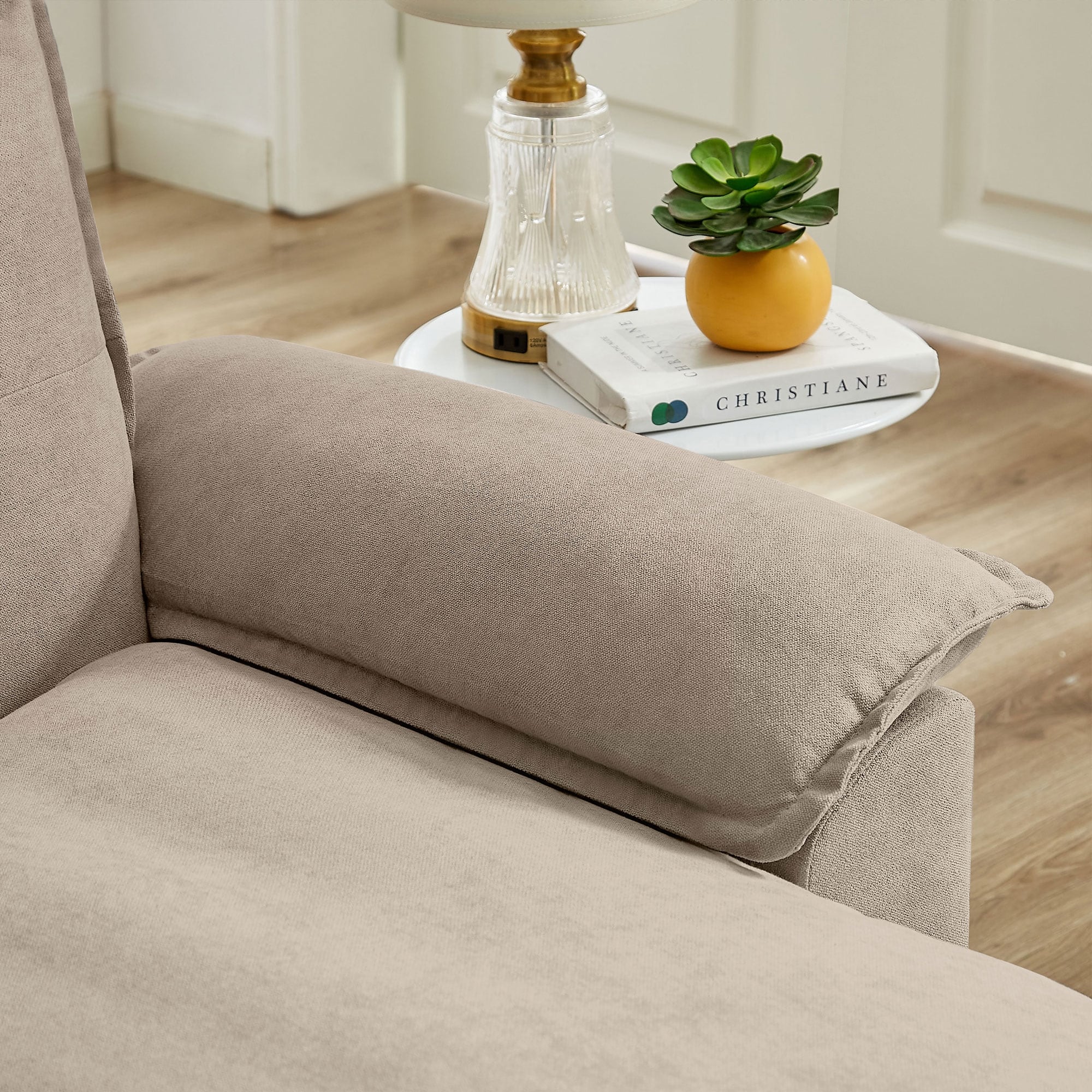 Canapé sectionnel en L de 82,28 pouces avec sièges nuage pour le salon