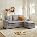 Canapé sectionnel en L de 82,28 pouces avec sièges nuage pour le salon