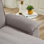 Canapé sectionnel en L de 82,28 pouces avec sièges nuage pour le salon