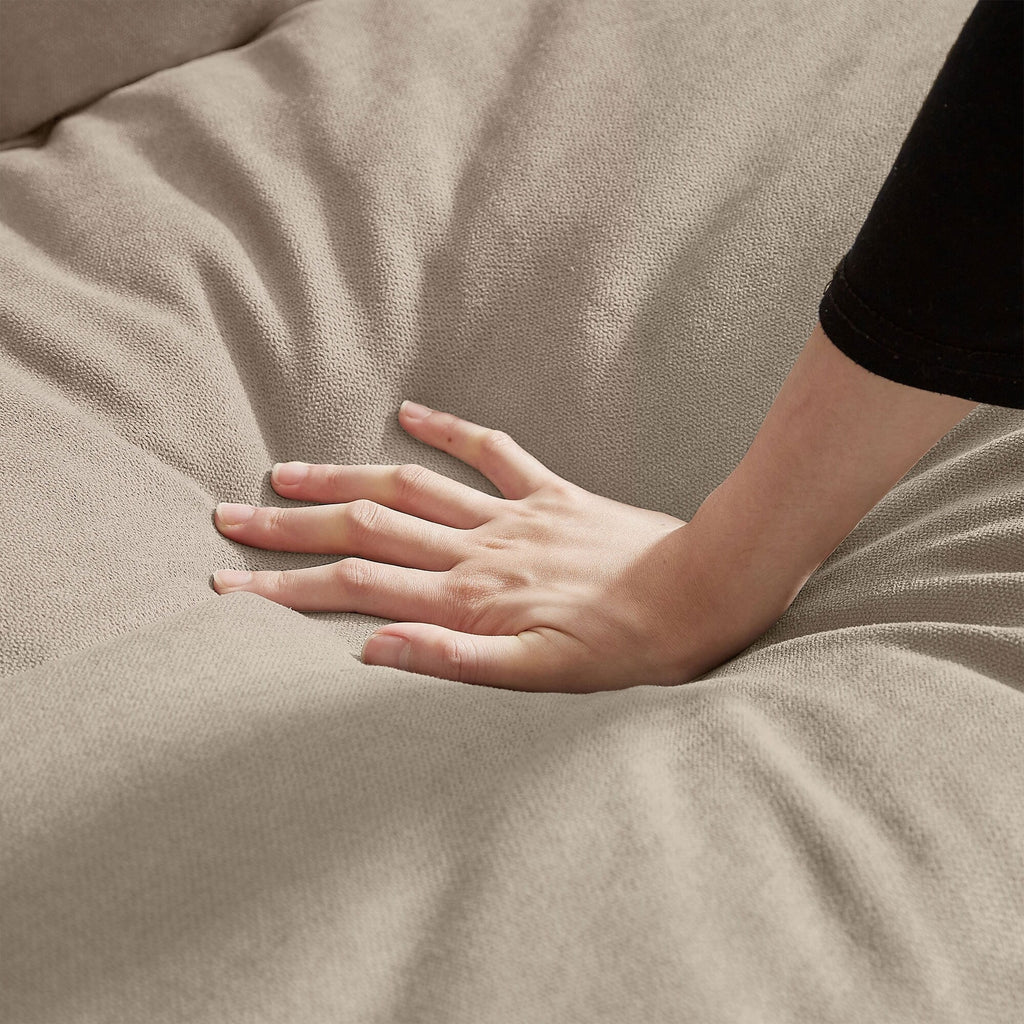 Canapé sectionnel en L de 82,28 pouces avec sièges nuage pour le salon