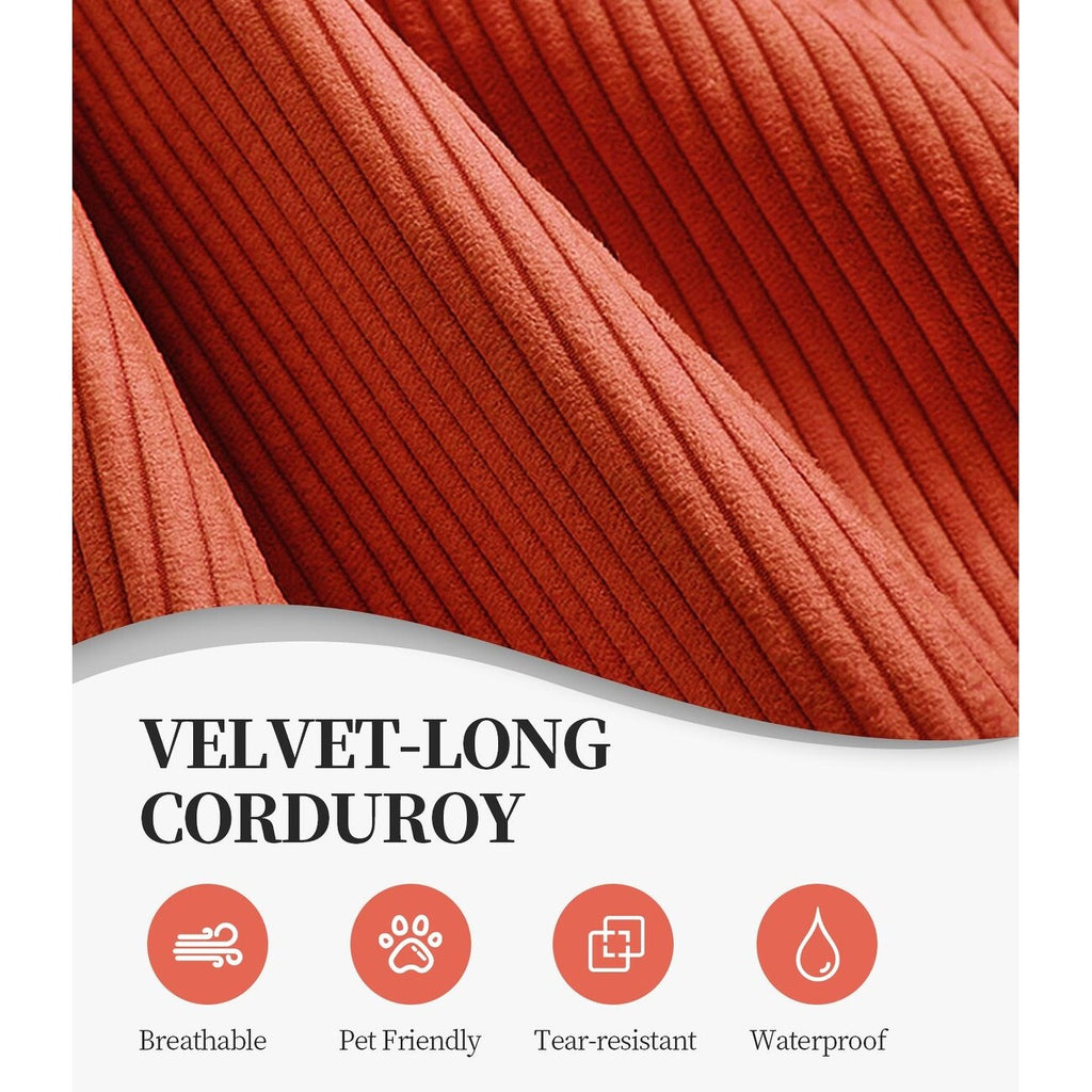 Canapé modulable 3 places en mousse 82,68 €, dossier amovible, assise 70 cm de large, housse lavable, structure en acier inoxydable