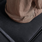 Canapé causeuse moderne rembourré 82 pouces, canapé modulaire en velours côtelé avec housse en tissu amovible et 2 oreillers