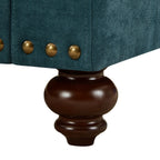 Canapé 3 places moderne en chenille de 82 pouces avec pieds marron, 2 oreillers et coussins amovibles, dossier