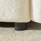 Canapé 3 places en tissu de 82 pouces avec coussins de dossier moelleux, cadre en bois massif et coussins en mousse confortables