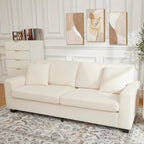 Canapé 3 places moderne de 83 pouces avec assises profondes, canapé nuage confortable pour le salon