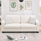 Canapé 3 places moderne de 83 pouces avec assises profondes, canapé nuage confortable pour le salon