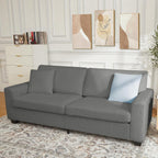 Canapé 3 places moderne de 83 pouces avec assises profondes, canapé nuage confortable pour le salon