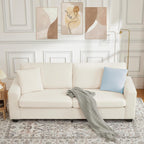 Canapé 3 places moderne de 83 pouces avec assises profondes, canapé nuage confortable pour le salon