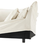 Canapé modulaire 3 places en chenille 83,4 pouces avec housses amovibles et lavables, capacité de charge de 136 kg