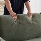 Canapé-lit convertible 2 en 1 en polyester 3 places avec matelas pliable pour salon