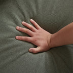 Canapé-lit convertible 2 en 1 en polyester 3 places avec matelas pliable pour salon