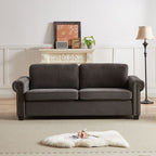 Canapé-lit convertible 2 en 1 en polyester de 83,8 po