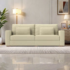 Canapé 3 places en tissu 83Fabric - Confort moelleux à double rembourrage pour salons modernes